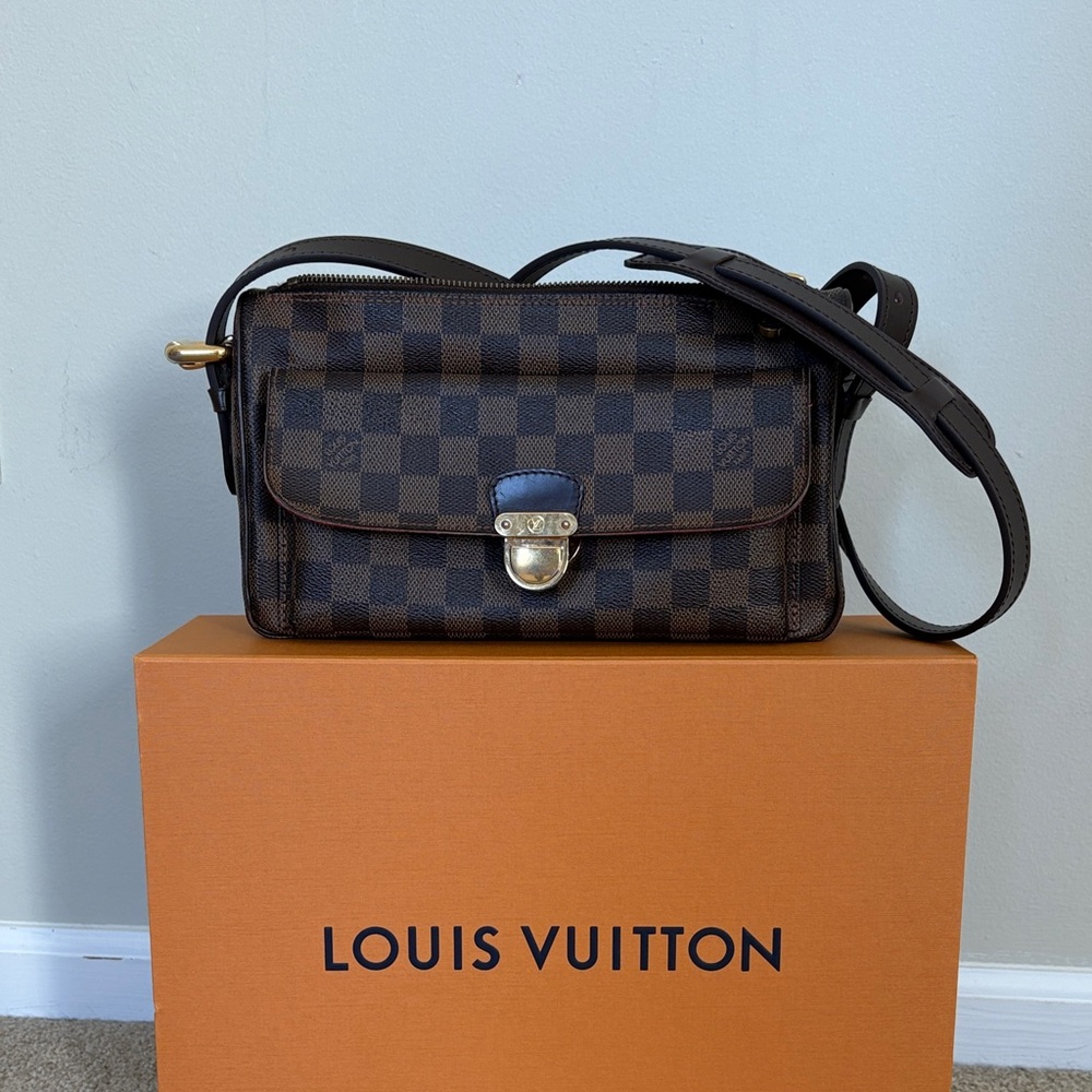 RARE DISCONTINUED Louis Vuitton Discontinued Ravello GM with both straps